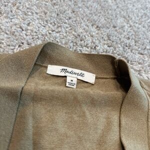Madewell Olive Knit Cardigan